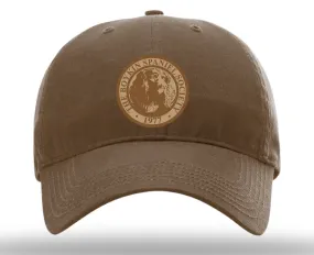 Richardson Relaxed Waxed Hat - Official Boykin Spaniel Society Seal Leather Patch (2 colors)