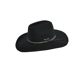 Thomas Cook Brumby Pure Fur Felt Hat Black