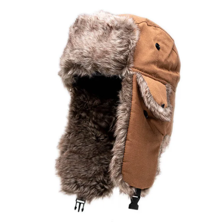 Trapper Hat | Canvas | Brown PreOrder