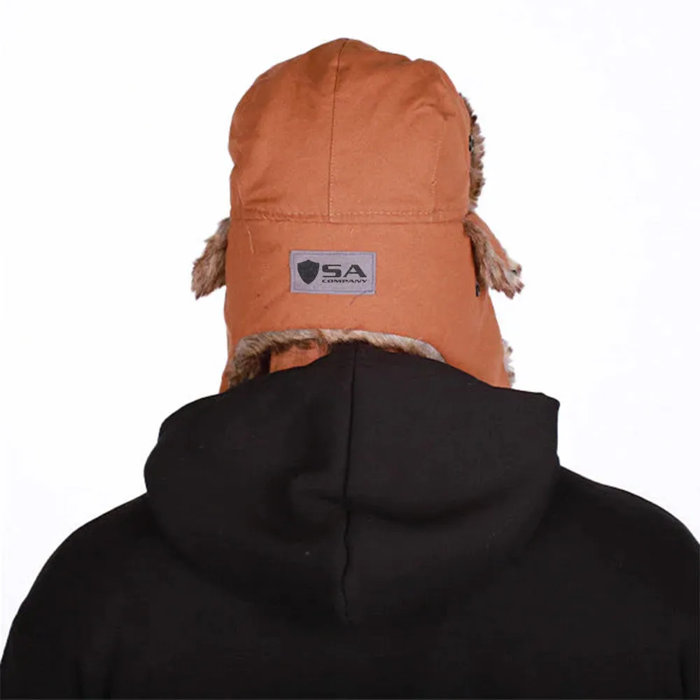 Trapper Hat | Canvas | Brown PreOrder