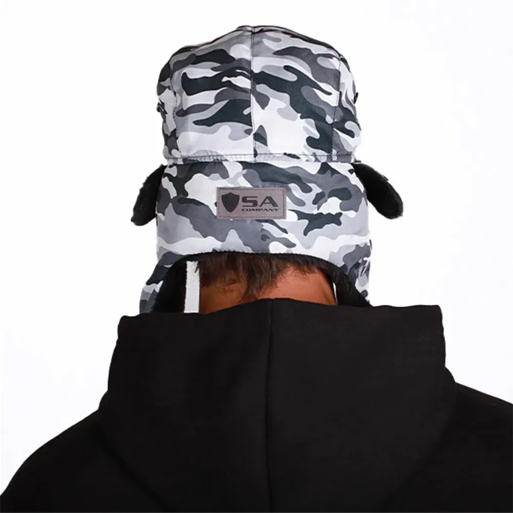 Trapper Hat | Snow Military Camo PreOrder