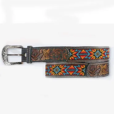 Twisted X Men's Multi Colored Beaded Belt