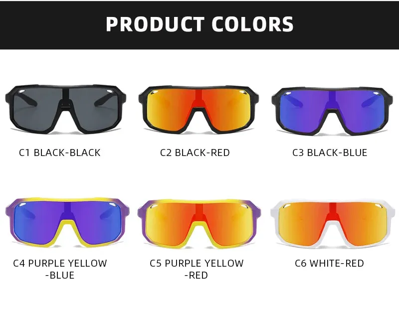 VeloVibe One-Piece Sports Sunglasses